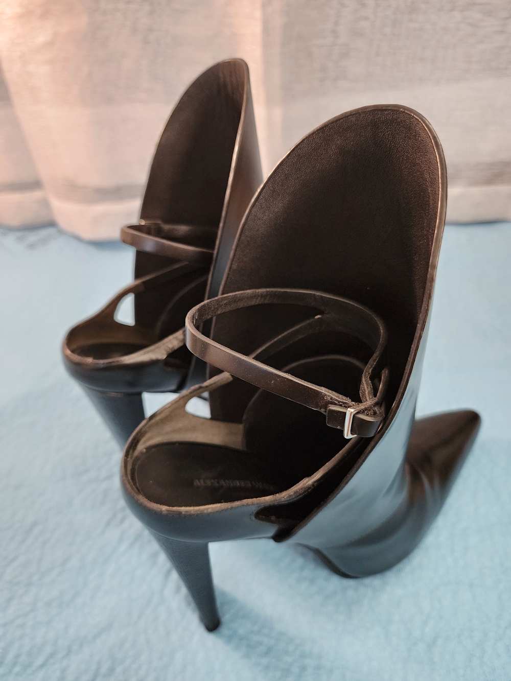 Alexander Wang Black Pointed-Toe High Heel Western Boots - Picture 2 of 7